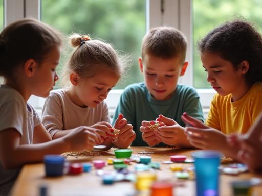 Manualidades recicladas enfocadas en responsabilidad social infantil